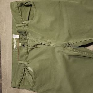 Banana Republic Vintage Straight Pants size 36X32 Green